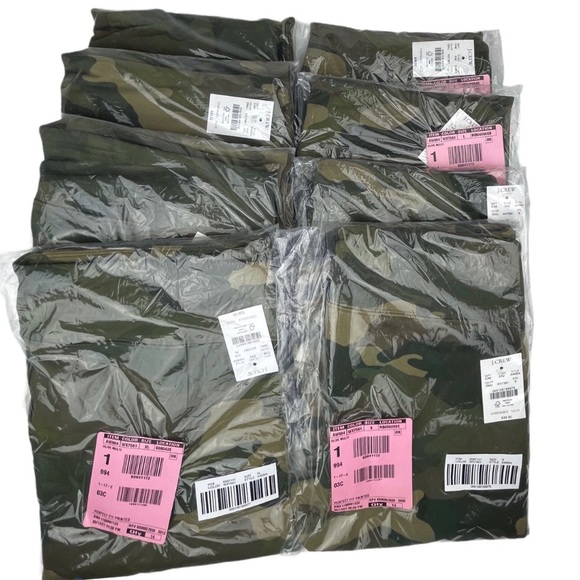 J. CREW Camouflage Leggings Army Green Khaki Camo - Picture 5 of 7